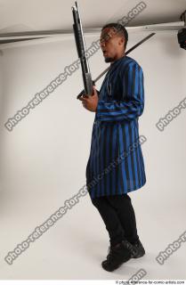 12 GARSON STANDING POSE WITH KATANA AND SHOTGUN